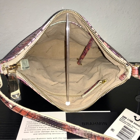 Brahmin SUPERNOVA OMBRÉ MELBOURNE Genuine Leather KATIE CROSSBODY Purse NWT - Picture 7 of 8